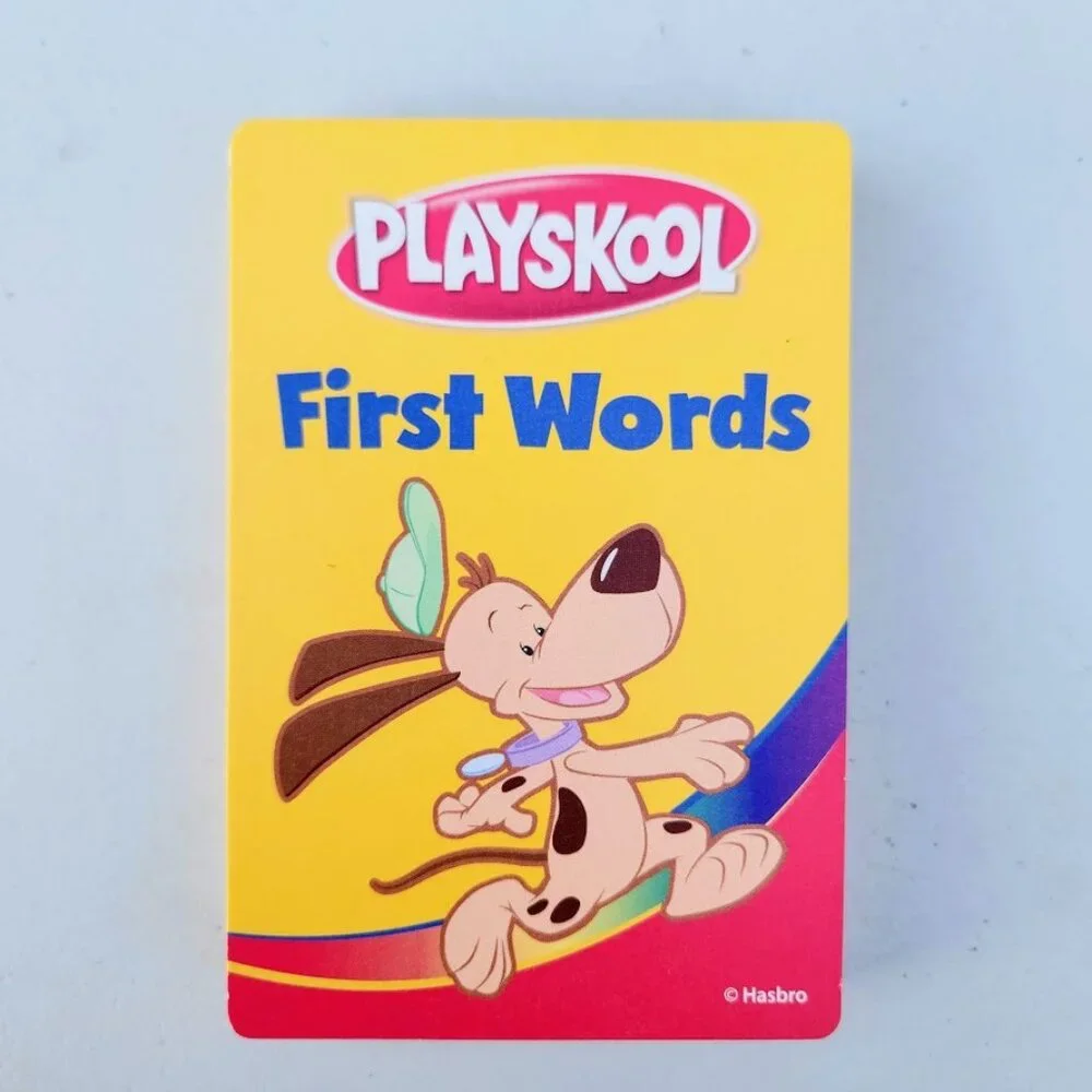 Playskool First Words Flash Card Educational Learning Cards Game Toddler Prescho